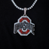 Colgante con el logotipo oficial de la NCAA de los Ohio State Buckeyes