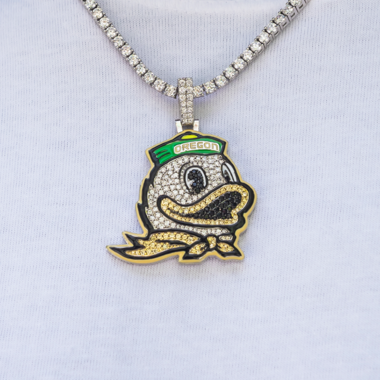 Oregon Ducks Mascot Pendant