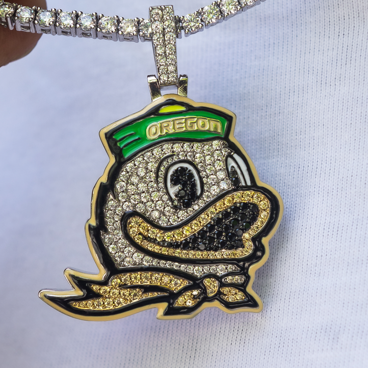 Oregon Ducks Mascot Pendant