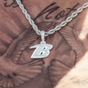 Colgante con micro logo oficial de la NFL de los Baltimore Ravens
