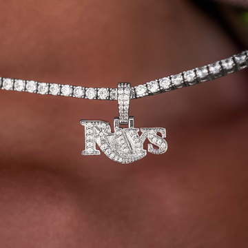Tampa Bay Rays Official MLB Micro Logo Pendant