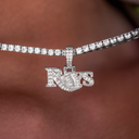 Colgante con el micro logotipo oficial de los Tampa Bay Rays de la MLB