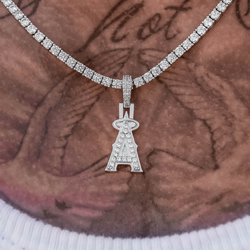 Los Angeles Angels Official MLB Micro Logo Pendant