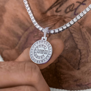 Chicago Cubs Official MLB Micro Logo Pendant