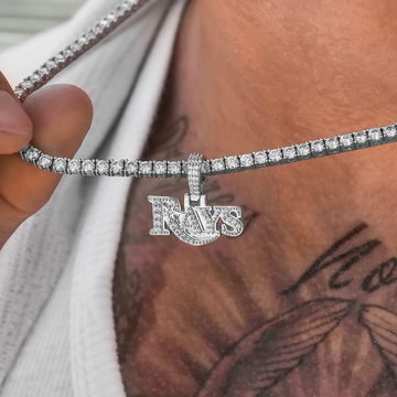 Tampa Bay Rays Official MLB Micro Logo Pendant