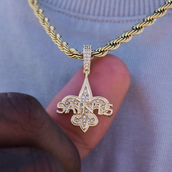 New Orleans Saints Official NFL Micro Logo Pendant