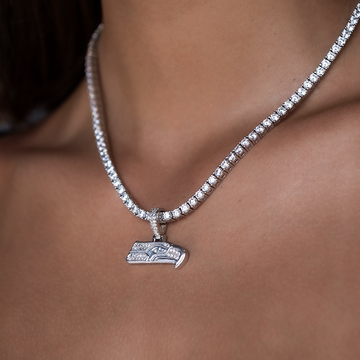 Seattle Seahawks Official NFL Micro Logo Pendant