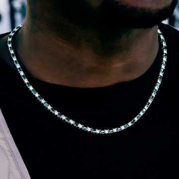 Emerald Baguette Tennis Chain – The GLD Shop