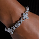 Pulsera Baguette Cruz Mal de Ojo