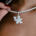 Colgante oficial con micro logotipo de los Kentucky Wildcats de la NCAA