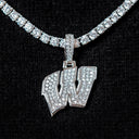 Wisconsin Badgers Official NCAA Micro Logo Pendant