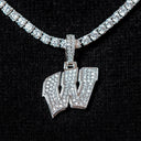 Wisconsin Badgers Official NCAA Micro Logo Pendant