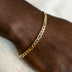Figaro Bracelet in Yellow Gold- 4mm