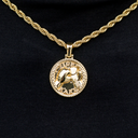 Colgante Moneda Lucha Fuerte