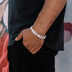 Pulsera de flores con diamantes