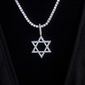 Diamond Pave Star of David Pendant