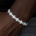 Pulsera de eslabones Cloister en oro blanco