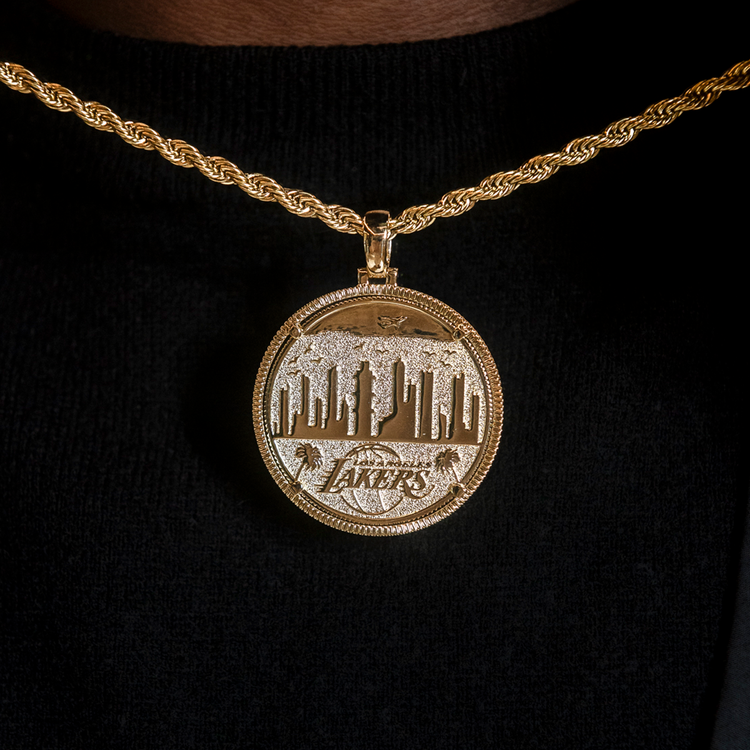 Los Angeles Lakers Official NBA Coin Pendant- The GLD Shop