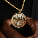 Colgante de moneda oficial de los Boston Celtics de la NBA