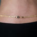 Popcorn Necklace in Yellow Gold- 4mm