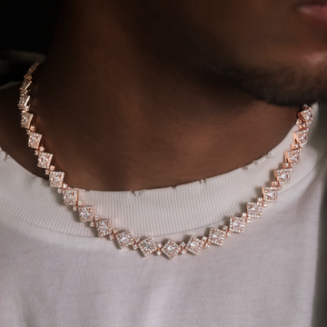 Cloister Link Chain + Bracelet Bundle in Rose Gold