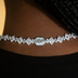 Cloister Link Necklace in White Gold - 10mm