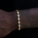 Pulsera Valentina en oro amarillo- 7mm