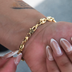 Valentina Necklace + Bracelet + Hoop Bundle in Yellow Gold