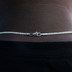 Popcorn Chain in White Gold- 2mm