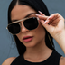 The Grove Sunglasses in Yellow Gold with Sunglass Chain