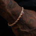 Rope Bracelet in Rose Gold- 6mm