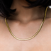 Collar Cuban™ South Beach en oro amarillo - 5 mm