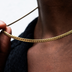 Cadena cubana™ South Beach en oro amarillo de 5 mm