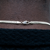 Cadena Cubana South Beach™ en Oro Blanco - 5mm