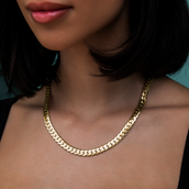 South Beach Cuban™ Necklace in Yellow Gold- 8mm