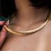 South Beach Cuban™ Necklace in Yellow Gold- 8mm