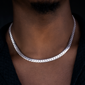 South Beach Cuban™ in White Gold- 8mm