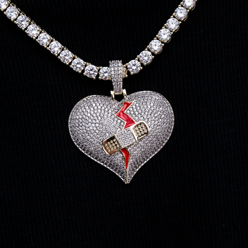 Scars Fade Broken Heart Pendant