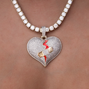 Scars Fade Broken Heart Pendant