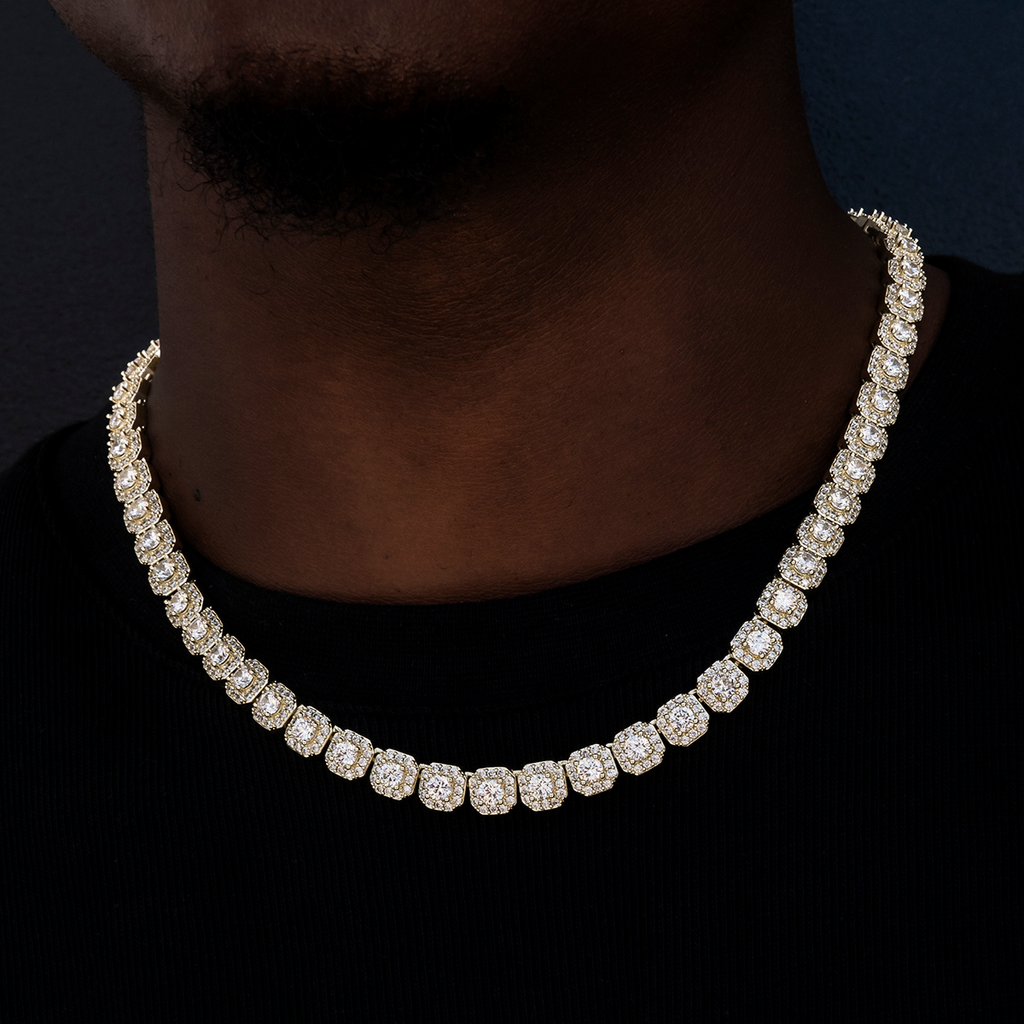 アクセサリー glitter Clustered Tennis Chain Necklace アクセサリー glitter Clustered Tennis Chain Necklace Clustered