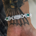 Diamond Multicolor Cluster Mariner Bracelet