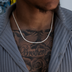 Micro Tennis Chain + Bracelet Bundle in Yellow Gold