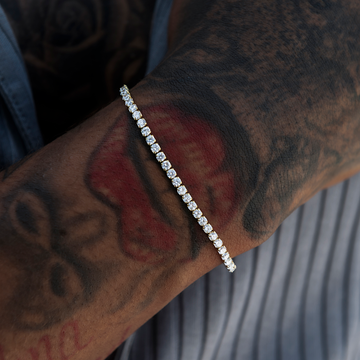 Micro Tennis Chain + Bracelet Bundle in Yellow Gold
