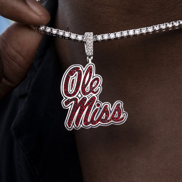 Ole Miss Rebels Official NCAA Logo Pendant