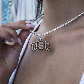 USC Trojans Logo Official NCAA Pendant