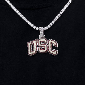 USC Trojans Logo Official NCAA Pendant