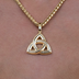 Trinity Knot Pendant in Yellow Gold