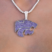 Kansas State Wildcats Logo Pendant