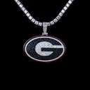 Colgante grande con el logotipo oficial de los Georgia Bulldogs de la NCAA
