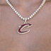 Colgante con el logotipo oficial de los Cleveland Cavaliers de la NBA